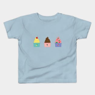 Frozen Yogurt Trio Kids T-Shirt